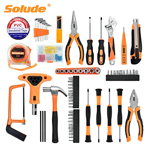 SOLUDE 182-Piece Home Repair Tool Set,Basic Tool Kit for Men Women...