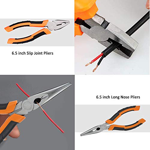 SOLUDE Home Repair Tools Sets,95 Pieces Handsaw General Household ...