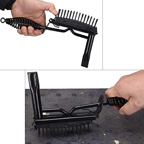 SOLUDE Welding Chipping Hammer with Coil Spring Handle and Removab...