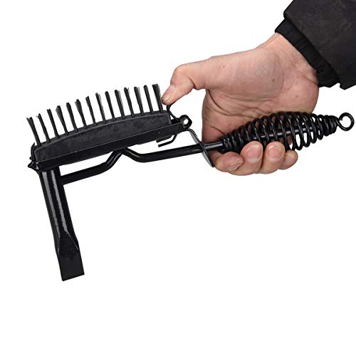 SOLUDE Welding Chipping Hammer with Coil Spring Handle and Removab...