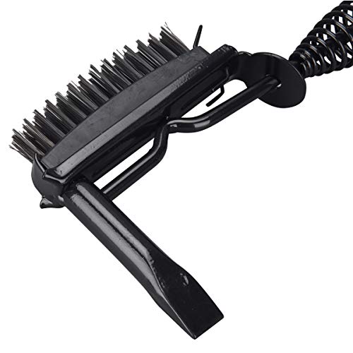 SOLUDE Welding Chipping Hammer with Coil Spring Handle and Removab...