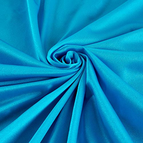Somerset Industries, 108in 40 Denier Tricot Turquoise Fabric By Th...
