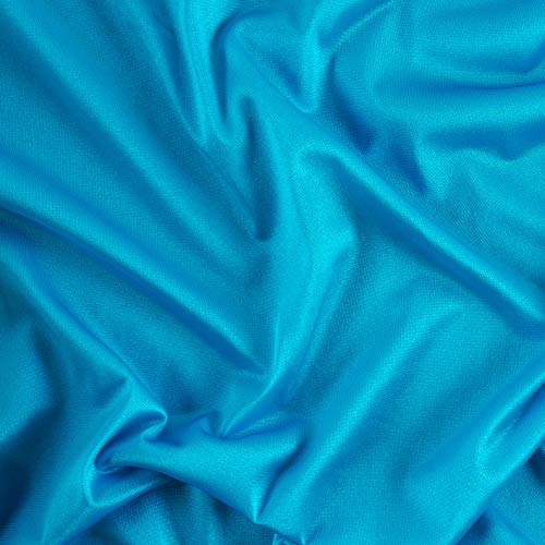 Somerset Industries, 108in 40 Denier Tricot Turquoise Fabric By Th...