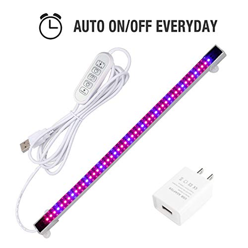 Sondiko LED Grow Light Strip, Full Spectrum Auto On&Off Every Day ...