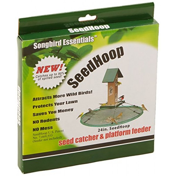 Songbird Essentials SEIA30024 Seed Hoop Seed Catcher & Platform Fe...