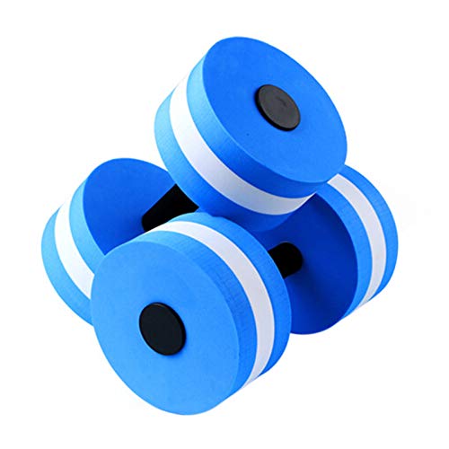 Swimming pool Dumbbell,Non-Slip Solid Colorfast Water Resistance D...
