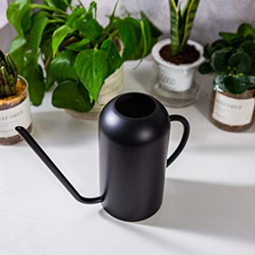 Songhg Long Spout Watering Can Metal 40oz/1.3L,Stainless Steel Wat...