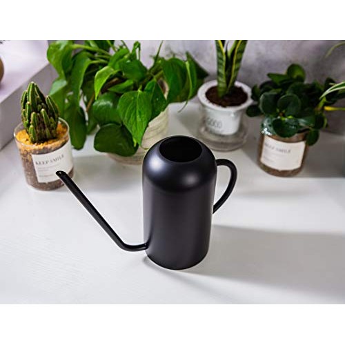 Songhg Long Spout Watering Can Metal 40oz/1.3L,Stainless Steel Wat...