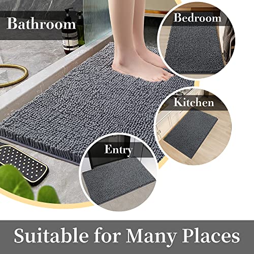 SONORO KATE Bathroom Rug, Non Slip Bath Rugs, Soft Durable Thick C...