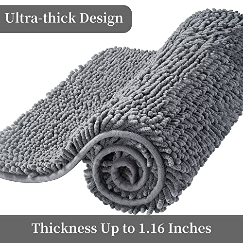 SONORO KATE Bathroom Rug, Non Slip Bath Rugs, Soft Durable Thick C...