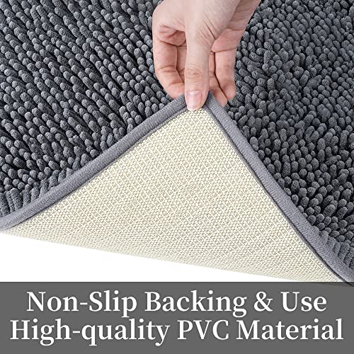 SONORO KATE Bathroom Rug, Non Slip Bath Rugs, Soft Durable Thick C...