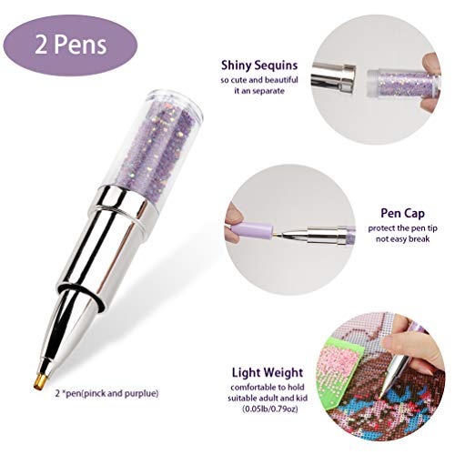 2 Pcs Diamond Painting Drill Pens for Adult,DIY Accessories Drill ...