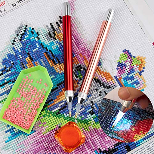 LED DIY Diamond Painting Illumination Pen with Light,2Pack Art Lig...