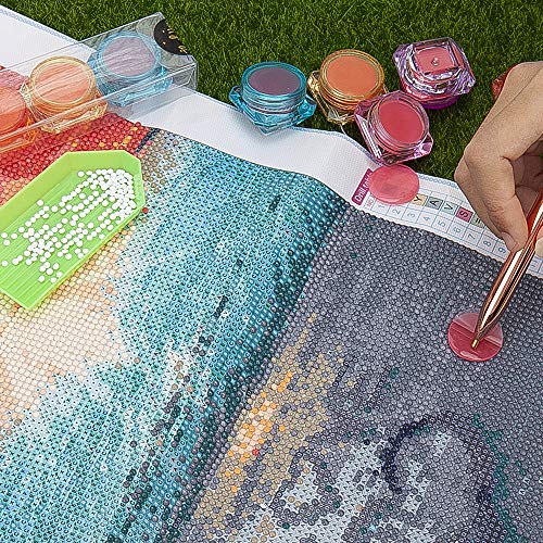 Sonsage DIY Diamond Painting Wax,25 Pieces Glues,Transparent Diamo...