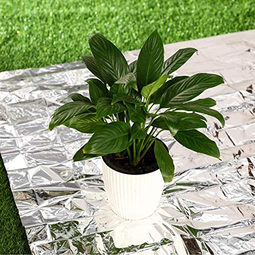 SOOMJ Pack of 2 High Silver Reflective Mylar Film Foil Sheet for G...