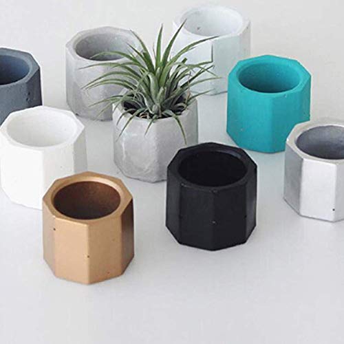 SOOTOP 3 Even Silicone Pan Soap Molds, Flower Pot Silicone Mold DI...