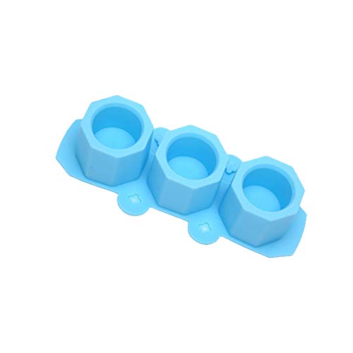 SOOTOP 3 Even Silicone Pan Soap Molds, Flower Pot Silicone Mold DI...