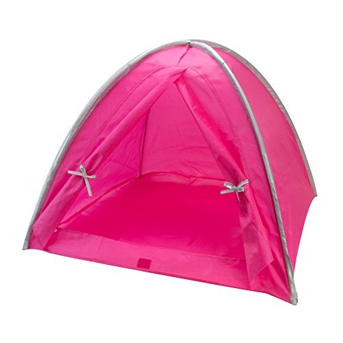 Doll Tent in Hot Pink & Silver Trim by Sophias, Fits 18 Inch Amer...