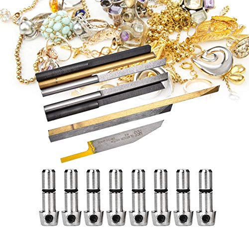 Jewelry Engraver Tools,Engraving Cutting Bits for Pneumatic Impact...