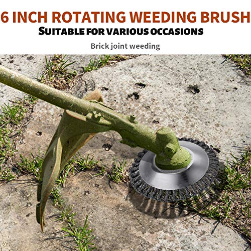SORANGEUN 6inch Upgraded Weed Eater Head Weed Wired Trimmer Blade ...