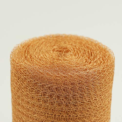 Copper Mesh - 5” x 30 ft, 100% Pure Copper, Copper Fill Fabric, Pr...
