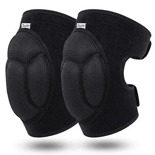 Soudittur Adult Knee Pads for Gardening, Anti-Slip Collision Avoid...