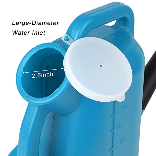 SOUJOY Plastic Watering Can, 1.32 Gallon Plant Watering Pot with L...