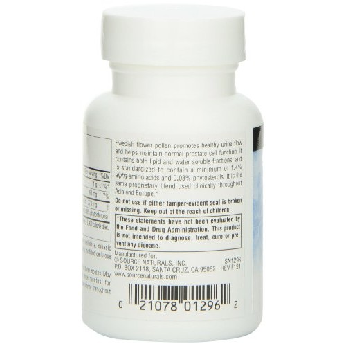 SOURCE NATURALS Swedish Flower Pollen Extract Tablet, 45 Count