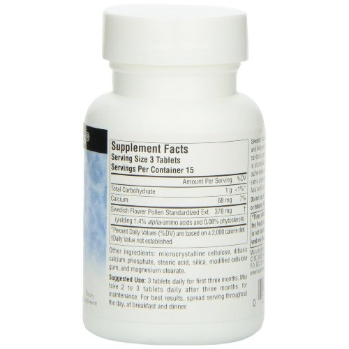 SOURCE NATURALS Swedish Flower Pollen Extract Tablet, 45 Count