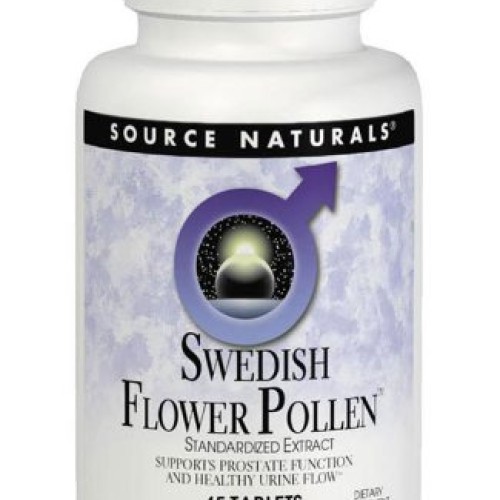 SOURCE NATURALS Swedish Flower Pollen Extract Tablet, 45 Count