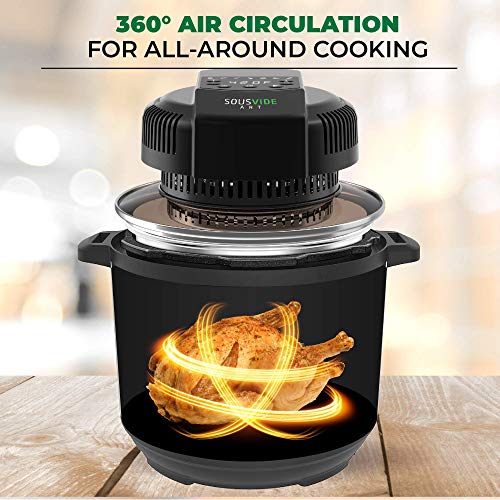 Sousvide Art 7-in-1 Air Fryer Lid for Instant Pot, 7 Presets - Ins...