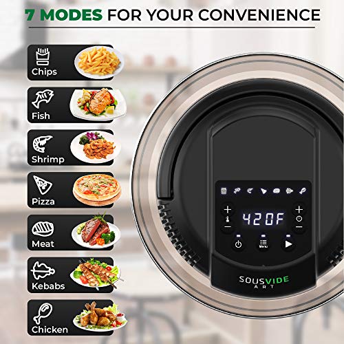 Sousvide Art 7-in-1 Air Fryer Lid for Instant Pot, 7 Presets - Ins...