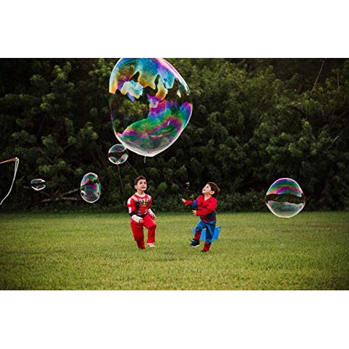 4 Big Bubble Wands: Making Giant Bubbles. Great Birthday Activity ...