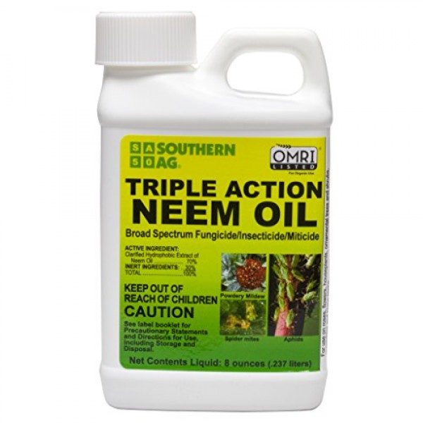 Southern Ag Triple Action Neem Oil, 16oz - 1 Pint