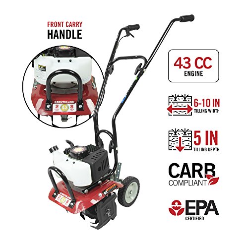 Southland SCV43 Cultivator with 43cc, 2 Cycle, Full Crankshaft Engine