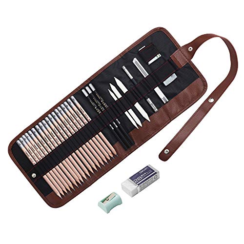 Sketching Pencil Set, Drawing Pencils and Sketch Kit,30-Piece Comp...