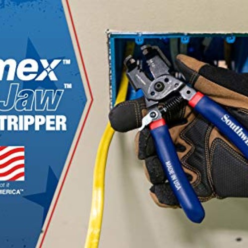 Southwire - 65172140 SNM1214HH-US ROMEX BOXJaw Wire Stripper, Dual...