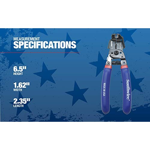 Southwire - 65172140 SNM1214HH-US ROMEX BOXJaw Wire Stripper, Dual...