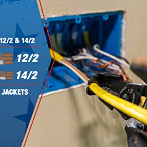 Southwire - 65172140 SNM1214HH-US ROMEX BOXJaw Wire Stripper, Dual...