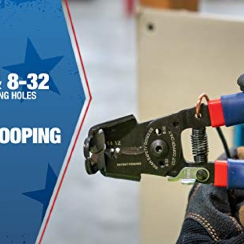 Southwire - 65172140 SNM1214HH-US ROMEX BOXJaw Wire Stripper, Dual...