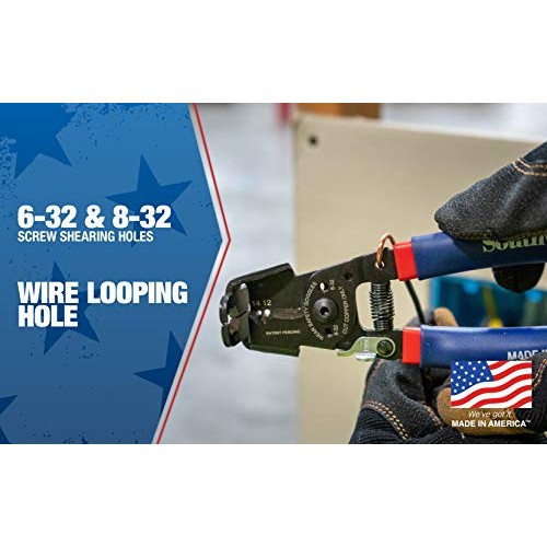 Southwire - 65172140 SNM1214HH-US ROMEX BOXJaw Wire Stripper, Dual...