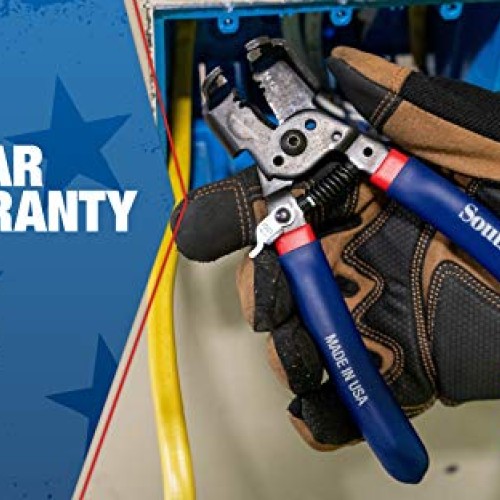 Southwire - 65172140 SNM1214HH-US ROMEX BOXJaw Wire Stripper, Dual...