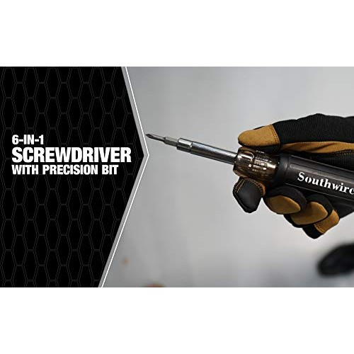 Southwire Tools & Equipment 65028840 SD6N1P 6-in-1 Screwdriver, In...