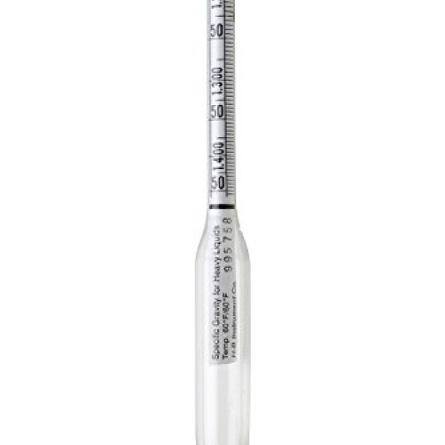 H-B DURAC 1.000/1.250 Specific Gravity Hydrometer for Liquids Heav...