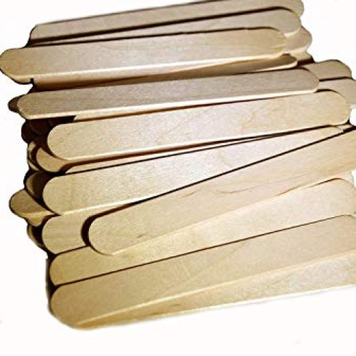 Spa Stix - STD114 Number 2-500ct-2MAS Natural Wooden Jumbo Craft S...