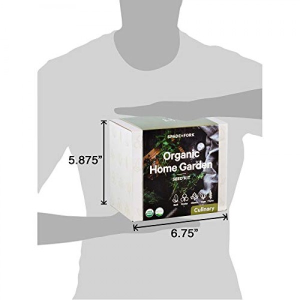 Indoor Herb Garden Starter Kit - Certified 100% USDA Organic Non G...
