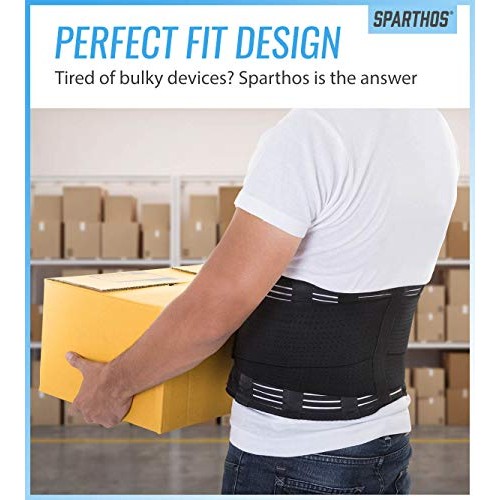 Back Brace by Sparthos - Immediate Relief for Back Pain, Herniated...