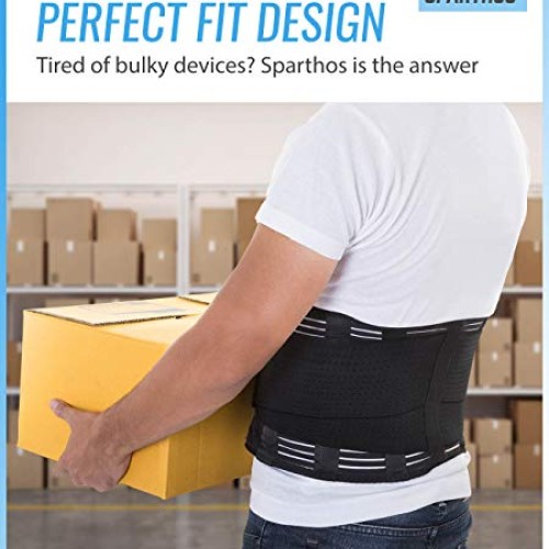 Back Brace by Sparthos - Immediate Relief for Back Pain, Herniated...