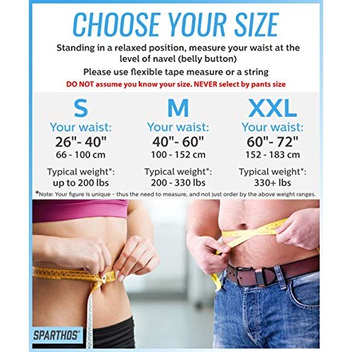 Back Brace by Sparthos - Immediate Relief for Back Pain, Herniated...