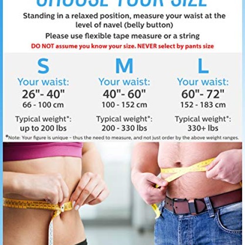 Back Support Belt by Sparthos - Relief for Back Pain, Herniated Di...